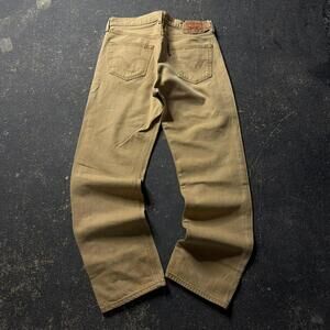 Vintage Y2K Levi’s 501 Tan Denim Jeans